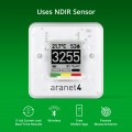 Bevielis Bluetooth temperatūros, drėgmės, slėgio bei CO2 jutiklis Aranet4 HOME TDSPC0H3
